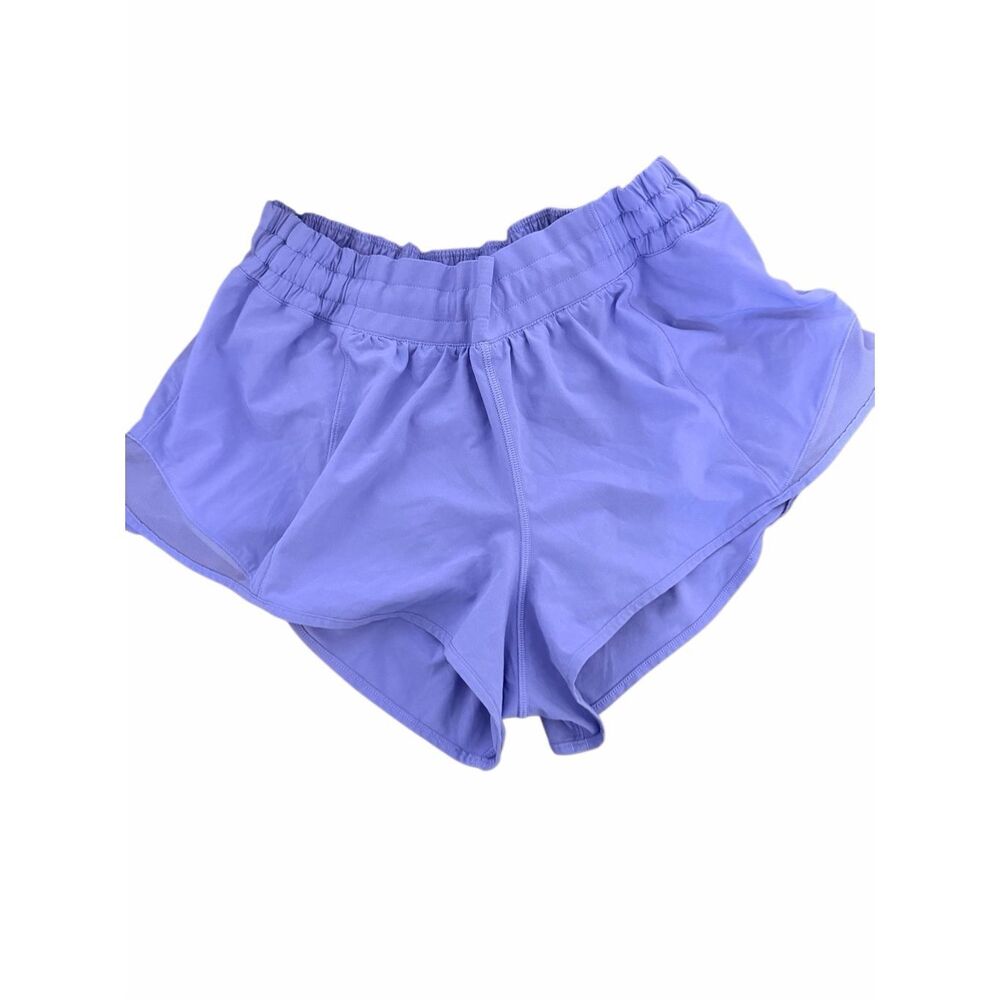 Lululemon Speed Up Shorts Purple Athletic Running Shorts Built-in Liner Size 12